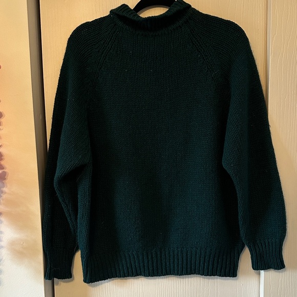 Dark Green Knit Sweater - Picture 4 of 6